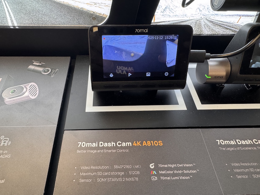 70mai A810s 4K Dash Cam