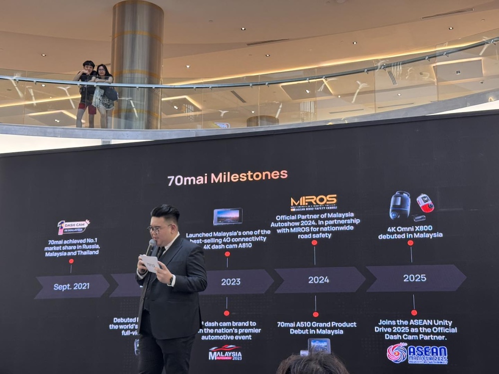 70mai lancar dua dashcam perdana baharu