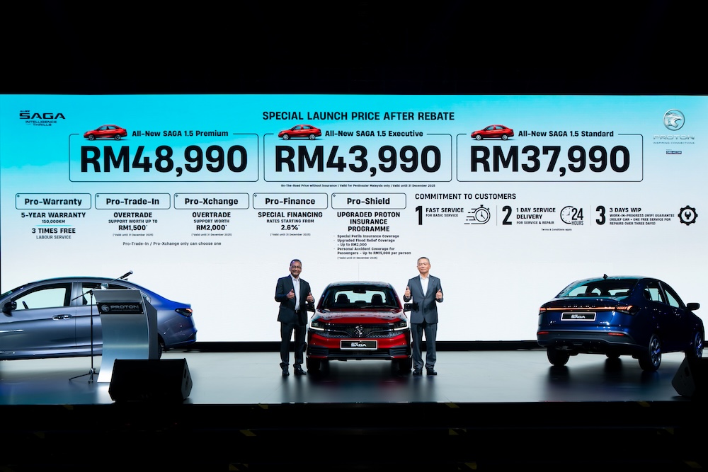 Proton Saga 2026 Serba Baharu lancar | Harga