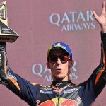 Pelumba Aprilia, Marco Bezzecchi juaga GP Portugal 2025