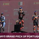 Pelumba Aprilia, Marco Bezzecchi juaga GP Portugal 2025