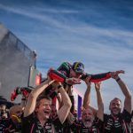 Pelumba Aprilia, Marco Bezzecchi juaga GP Portugal 2025