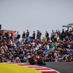 Pelumba Aprilia, Marco Bezzecchi juaga GP Portugal 2025