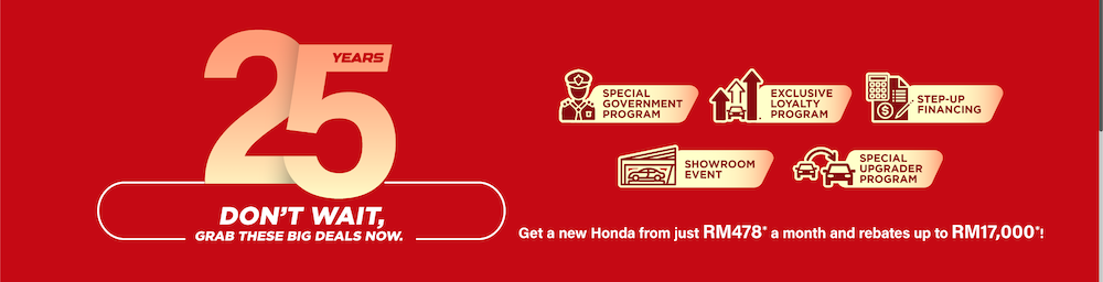 Aniversari Honda Malaysia ke-25 tahun