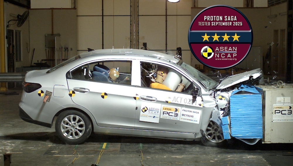 Proton Saga 2026 dapat rating 4-bintang Asean NCAP