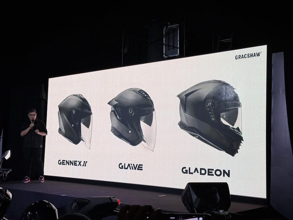 Gracshaw perkenal tiga helmet baharu untuk pasaran Malaysia