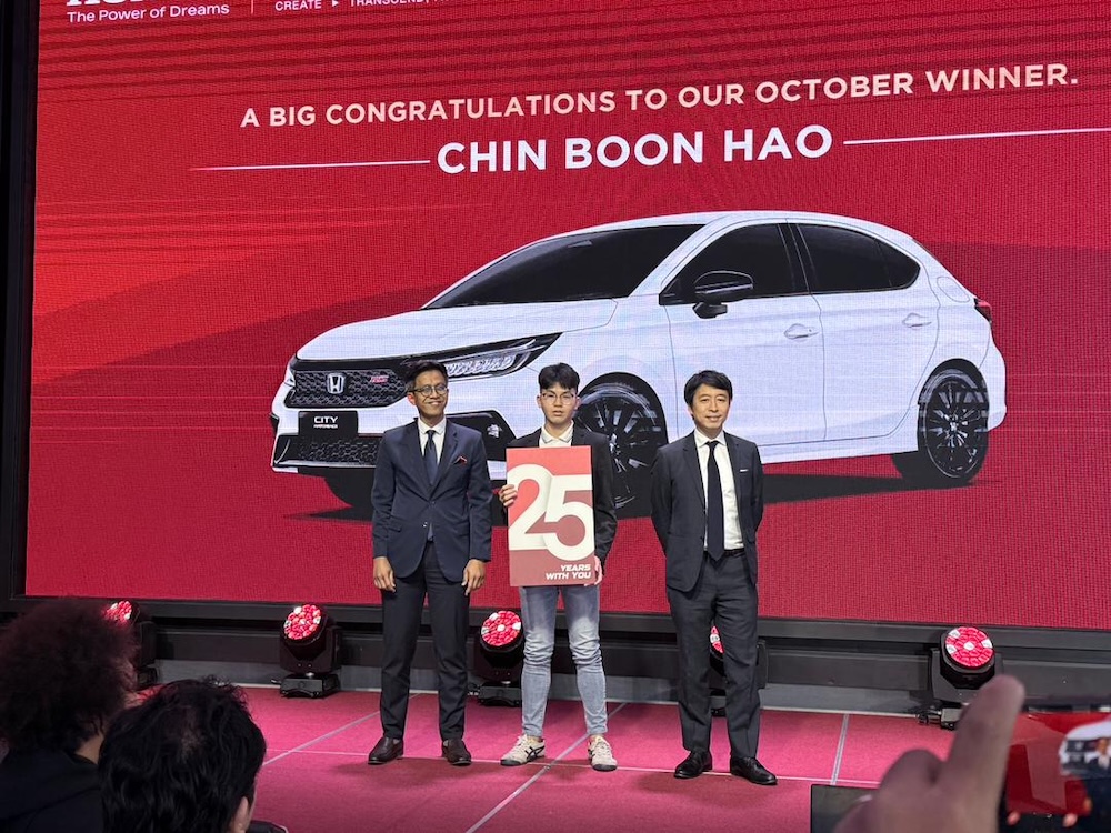 Honda Malaysia umum dua pemenang 'Because of You'