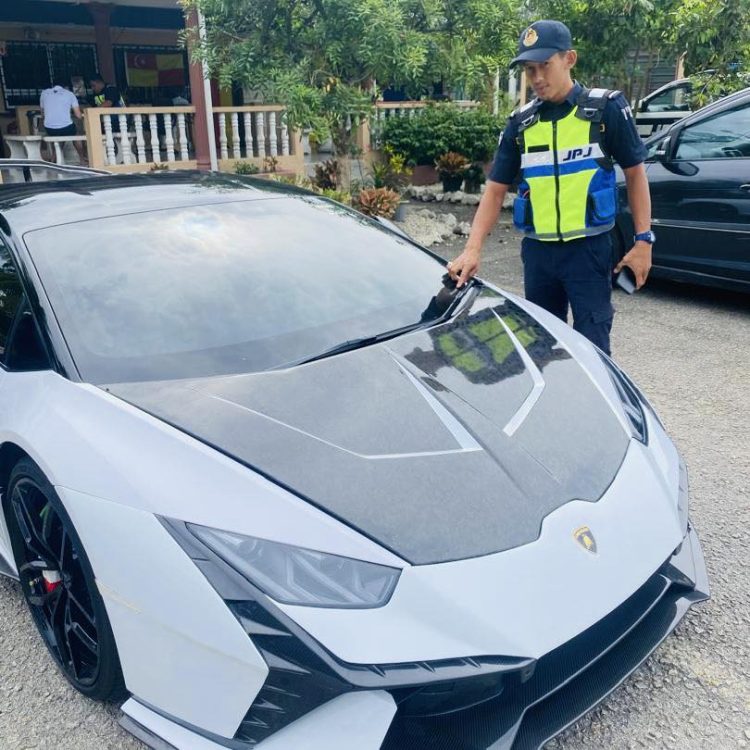 JPJ Selangor sita Lamborghini Huracan