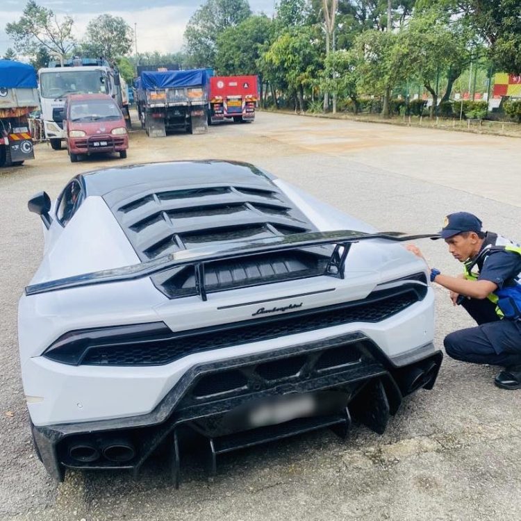JPJ Selangor sita Lamborghini Huracan
