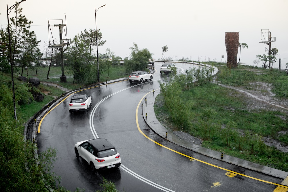 Cabaran pandu uji media Proton e.MAS 5 dari COE ke Genting HIghlands