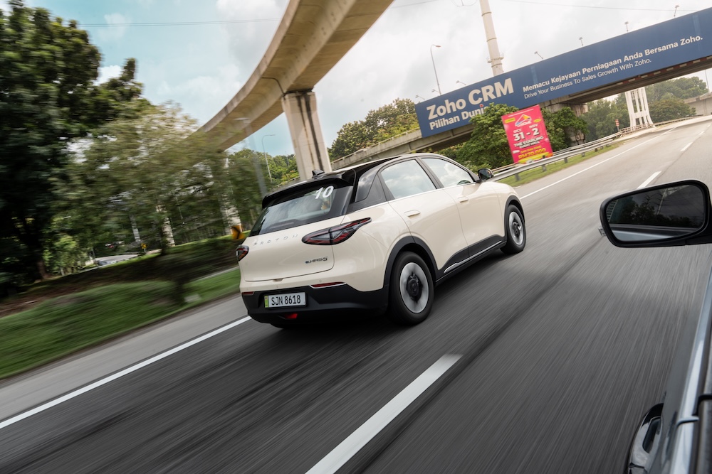 Cabaran pandu uji media Proton e.MAS 5 dari COE ke Genting HIghlands