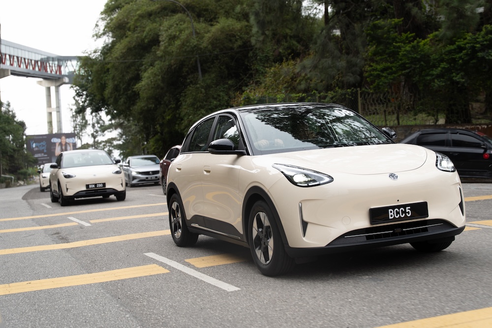 Cabaran pandu uji media Proton e.MAS 5 dari COE ke Genting HIghlands