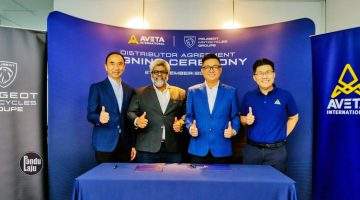 Aveta menjalin kerjasama dengan Peugeot Motorcyles