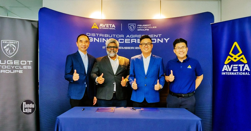 Aveta menjalin kerjasama dengan Peugeot Motorcyles