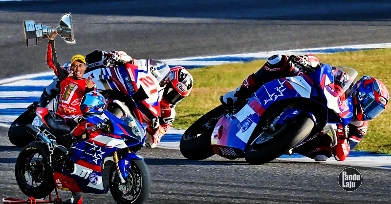 Hafizh Syahrin juara ARRC 2025 kelas ASB1000