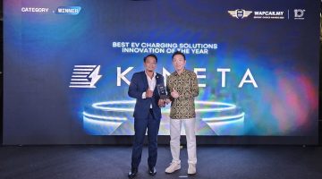 KINETA menang 'Penyelesaian Pengecasan EV Terbaik' di Carlist.my COTY 2025