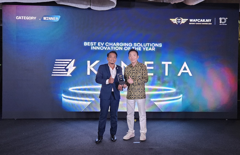 KINETA menang 'Penyelesaian Pengecasan EV Terbaik' di Carlist.my COTY 2025