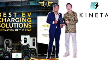 KINETA menang 'Penyelesaian Pengecasan EV Terbaik' di Carlist.my COTY 2025