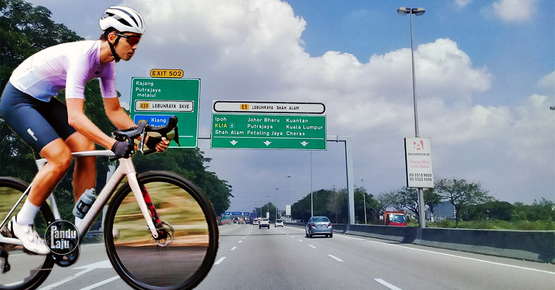 KESAS larang berbasikal di lebuh raya