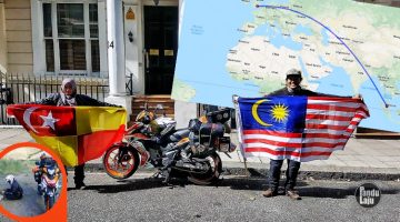 Naik motosikal dari KL ke London