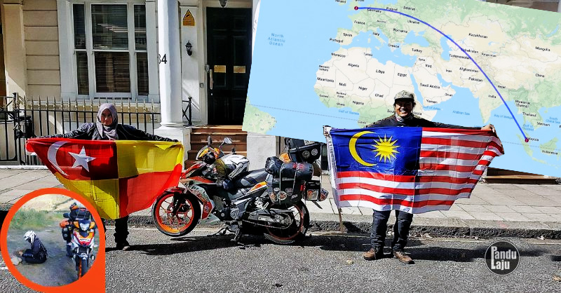 Naik motosikal dari KL ke London