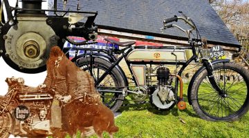 Motosikal Riley 1904 hilang dicuri di England
