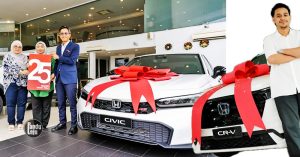 Pemenang kedua kempen 25th Anniversary Honda Malaysia 'Because of You'