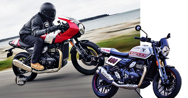 Triumph Tracker 400 dan Thruxton 400 edisi 2026 lancar di UK