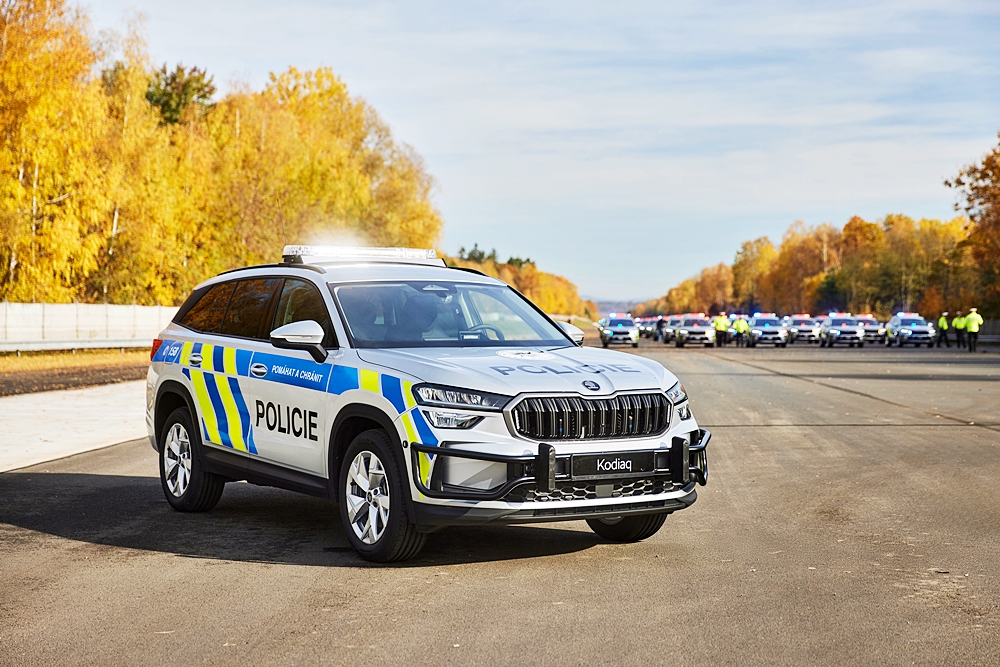 Škoda Kodiaq versi polis di Republik Czech