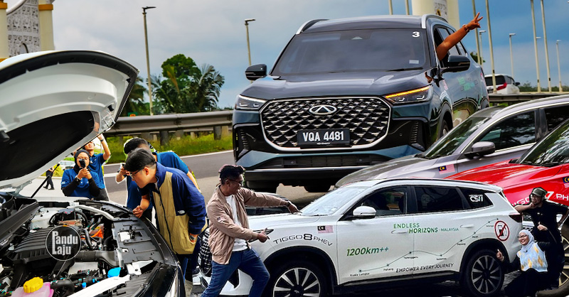 Cabaran pandu uji Chery Tiggo PHEV sejauh 1,200km