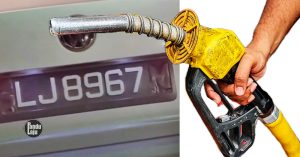 Pemandu Singapura tutup nombor lat untuk isi RON95