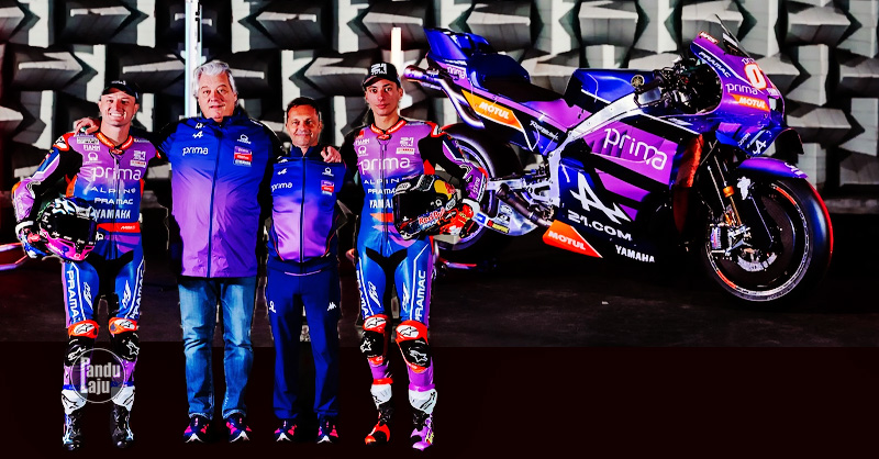 Prima Pramac Yamaha dedah liveri baharu YZR-M1 V4