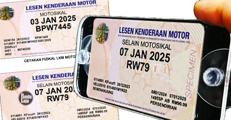 Slip Lesen Kenderaan Motor (LKM) @ Road Tax