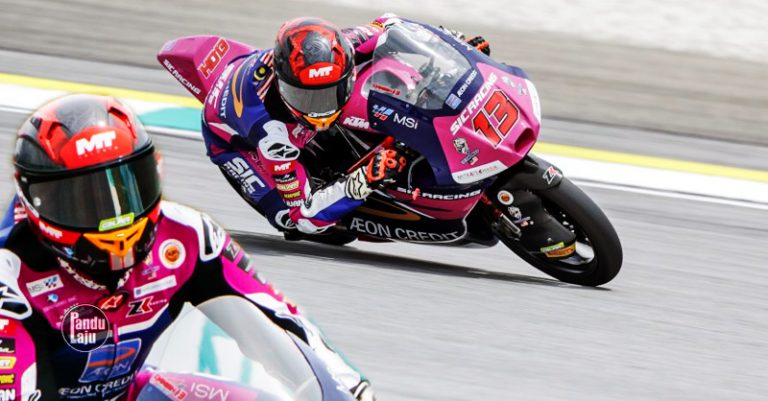 Hakim Danish wakili pasukan AEON Credit MT Helmets MSi