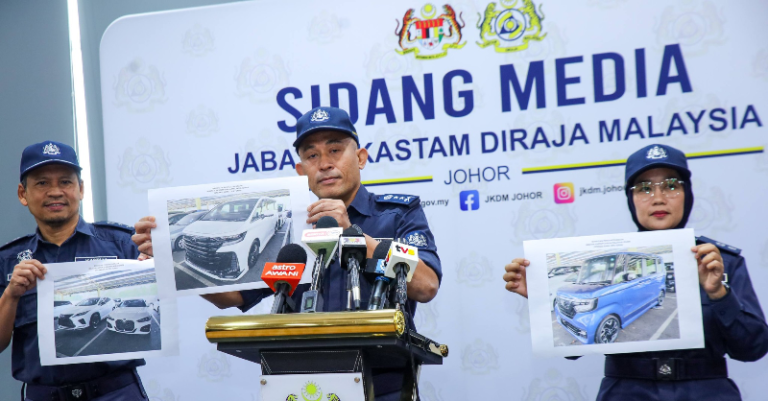 JKDM Johor Sita 42 Kenderaan Mewah Bernilai RM22j Dalam Ops Terma