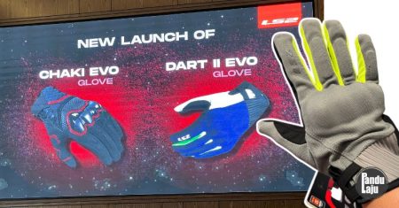 LS2 Lancar Sarung Tangan Baharu Chaki EVO, Dart II EVO, Harga Mula RM89