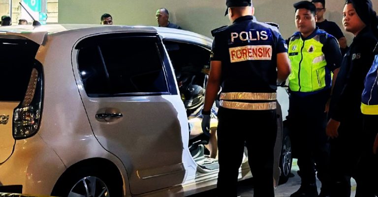 Wanita Maut dalam Kereta di Stesen Minyak Paya Terubong Wanita maut dalam kereta di parkir sebuah stesen minyak | Foto NST