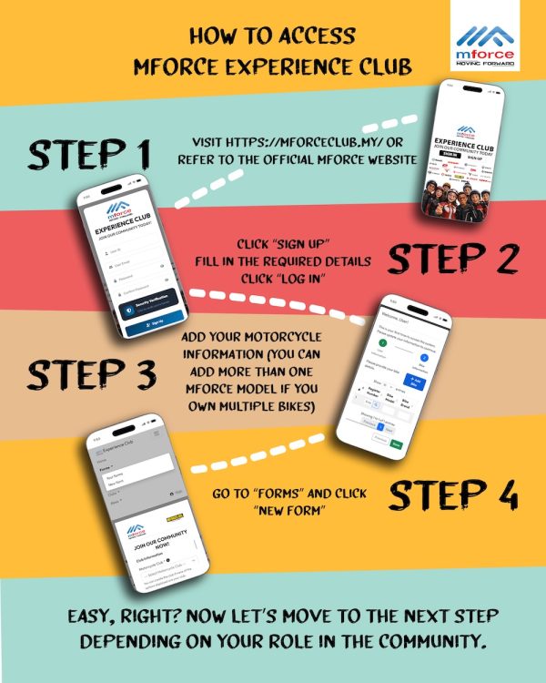 Cara akses Mforce Experience Club (MEC)