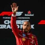 Lewis Hamilton raih podium pertamah dengan Scuderia Ferrari HP