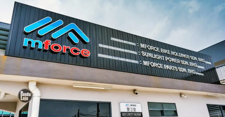 Kilang Mforce Bike di Pulau Pinang