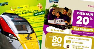KTMB tambah tren untuk balik raya Aidilfitri 2026