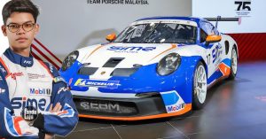 Naquib Azlan dan Porsche 911 GT3 Cup (992.2)