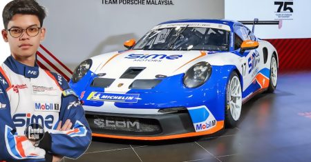 Naquib Azlan dan Porsche 911 GT3 Cup (992.2)