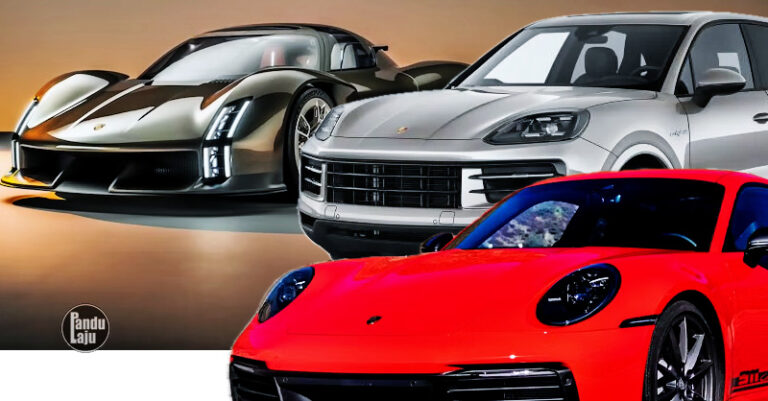 Model konsep Porsche baru atas 911, Cayenne.