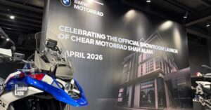 Chear Motorrad rasmi membuka bilik pameran, jualan dan servis baharu motosikal BMW di Shah Alam.
