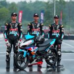 Tiga pasukan cub prix guna Voge FR150