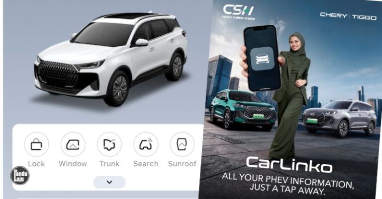 Chery Lancar Aplikasi Carlinko untuk Pemilik Kenderaan PHEV