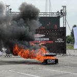 Ujian api ekstrem bateri Chery Tiggo 7 PHEV di Malaysia