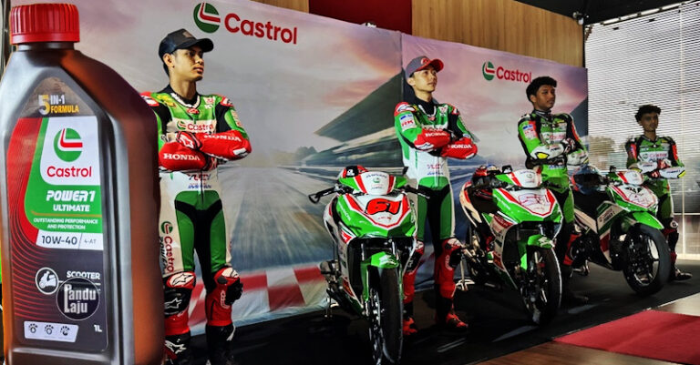 Castrol Peluas Komitmen Cub Prix, Lancar Minyak Enjin Skuter Premium POWER1 ULTIMATE Scooter 10W-40
