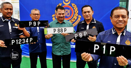 JPJ bukan bidaan nombor pendaftaran kenderaan P_P.